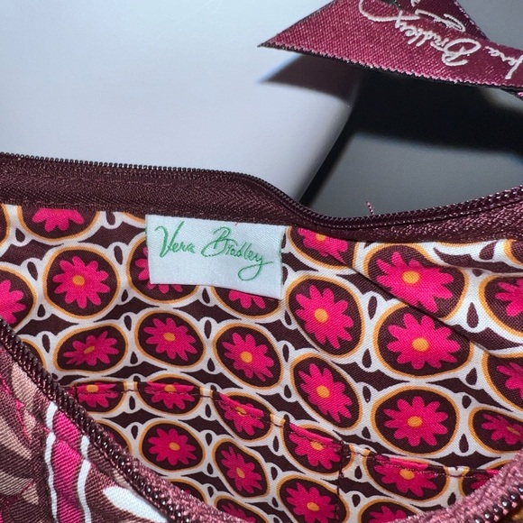 Vera Bradley Pink and Brown Floral Shoulder Bag - Picture 3 of 8